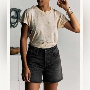 imogene + willie Black High-Rise Jean Shorts